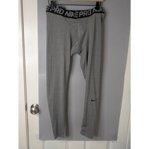 Nike Pro Mens compression pants Grey